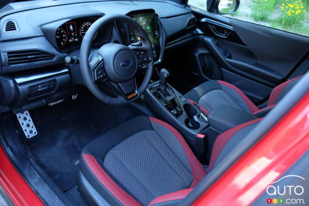 A glimpse inside 2024 Subaru Impreza RS